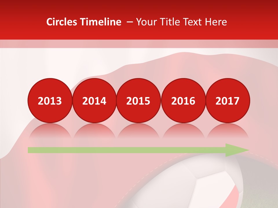 Graphic Soccer Ball Unity PowerPoint Template