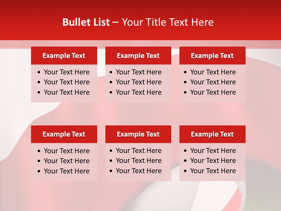 Graphic Soccer Ball Unity PowerPoint Template