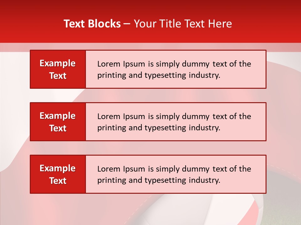 Graphic Soccer Ball Unity PowerPoint Template