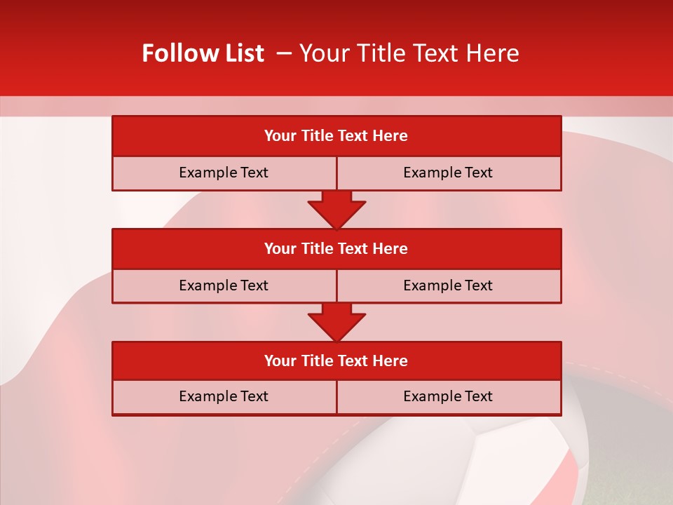 Graphic Soccer Ball Unity PowerPoint Template