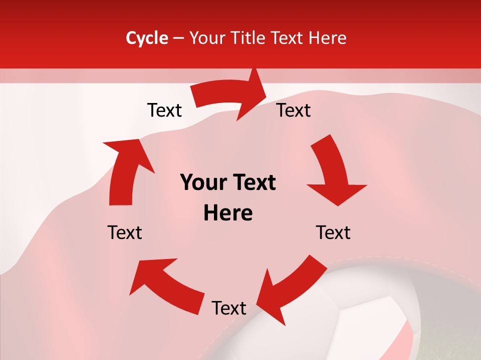 Graphic Soccer Ball Unity PowerPoint Template
