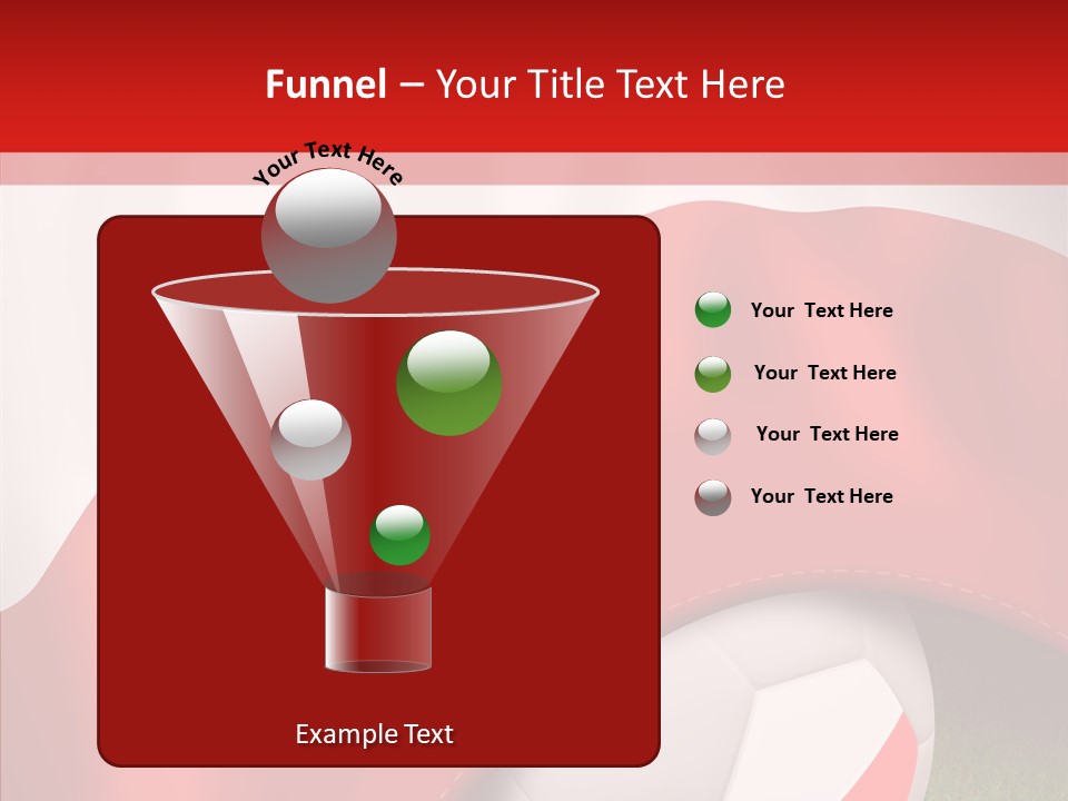 Graphic Soccer Ball Unity PowerPoint Template