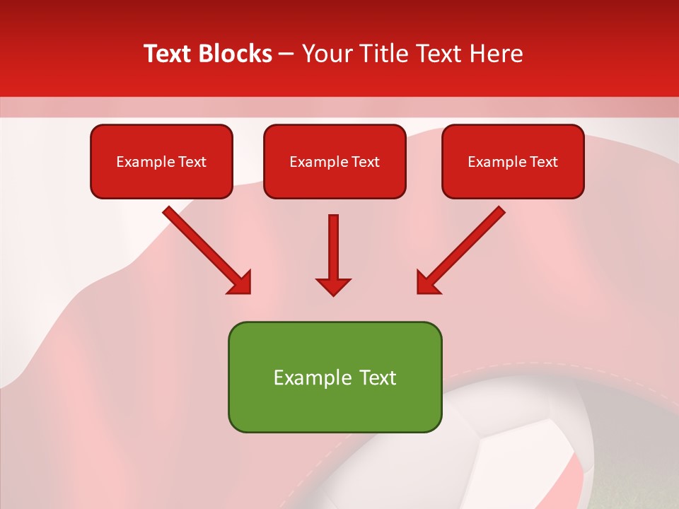 Graphic Soccer Ball Unity PowerPoint Template