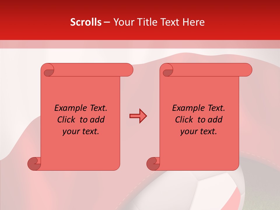 Graphic Soccer Ball Unity PowerPoint Template