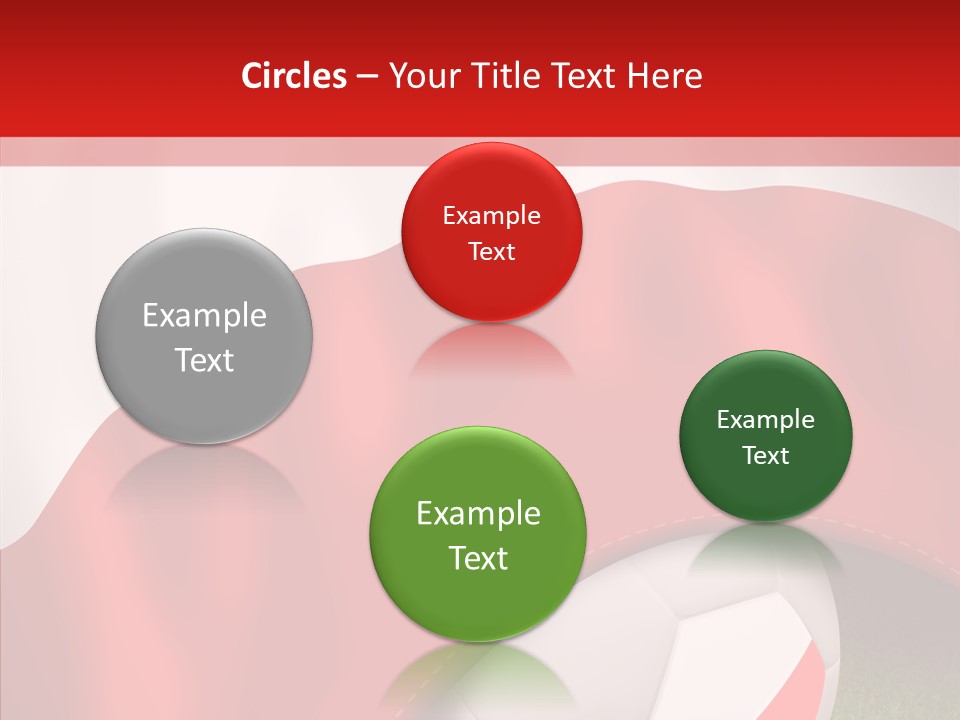 Graphic Soccer Ball Unity PowerPoint Template