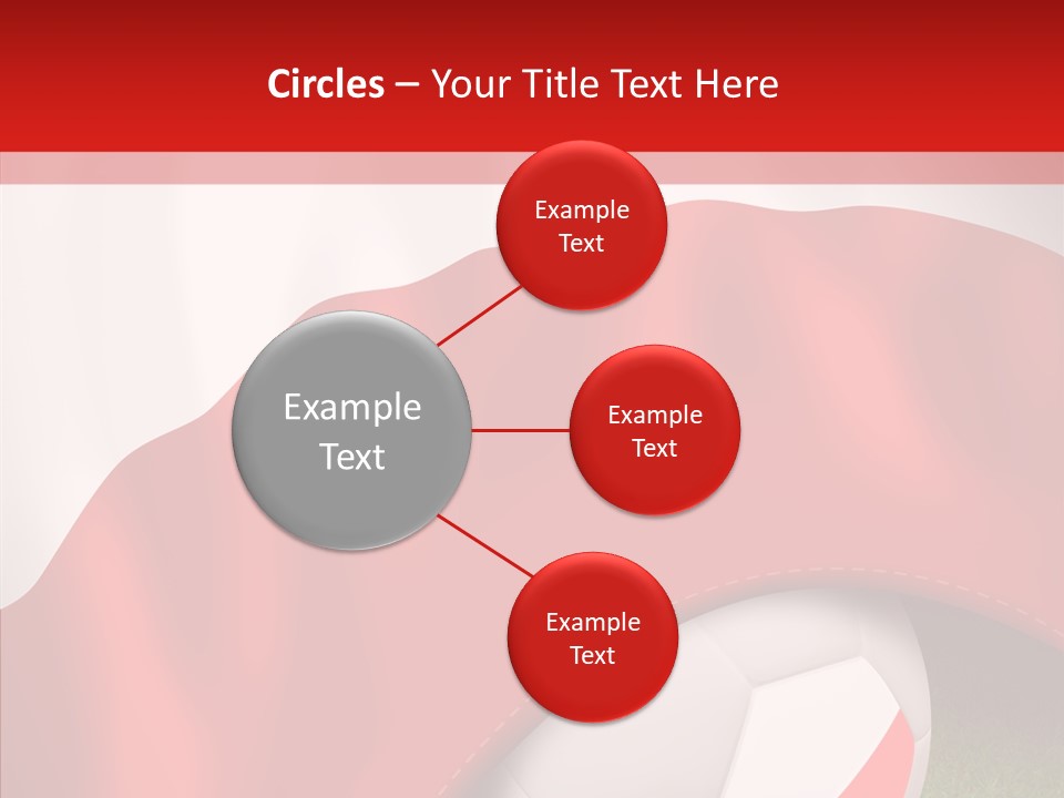 Graphic Soccer Ball Unity PowerPoint Template