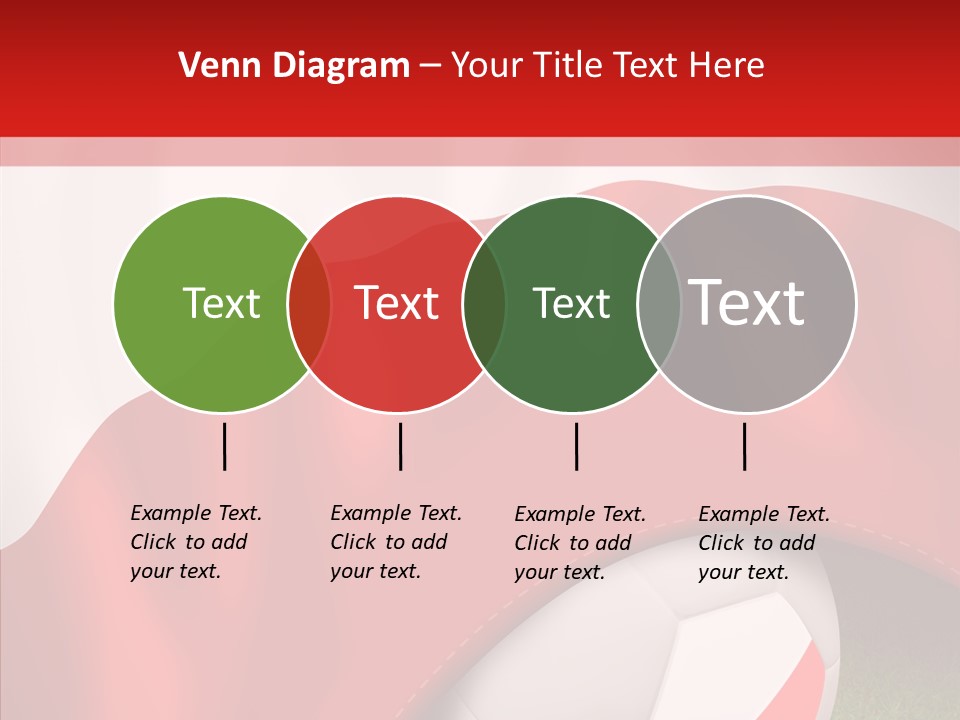 Graphic Soccer Ball Unity PowerPoint Template