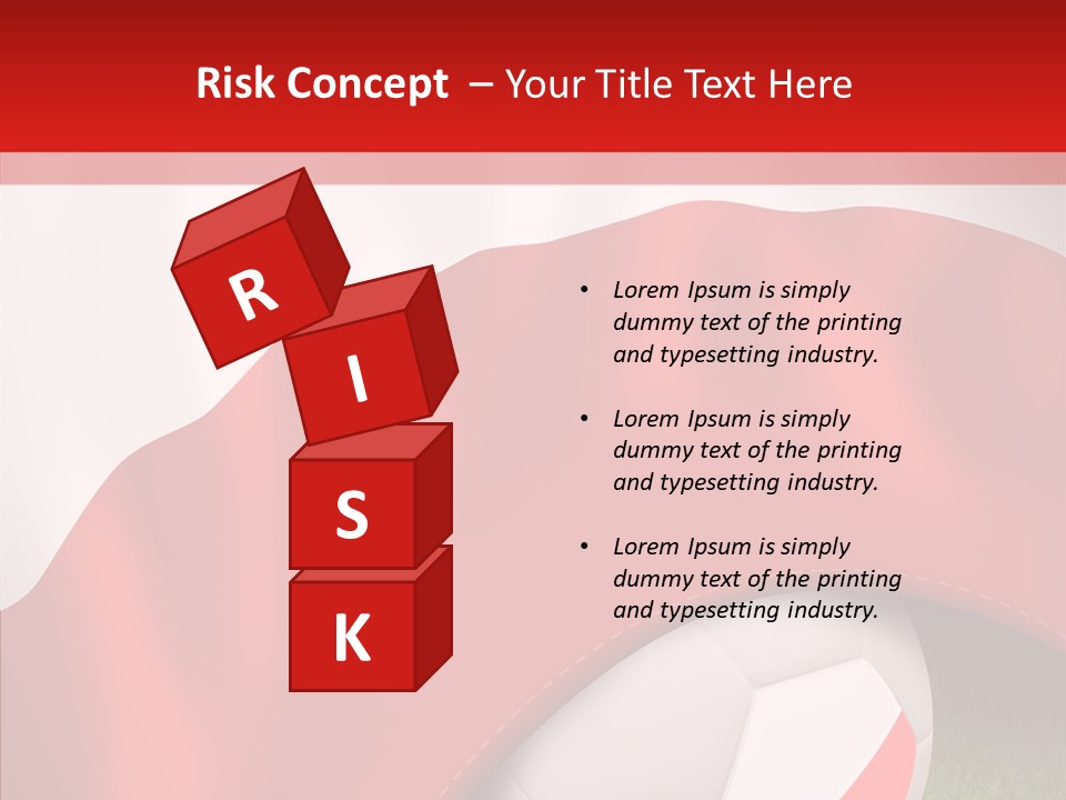 Graphic Soccer Ball Unity PowerPoint Template