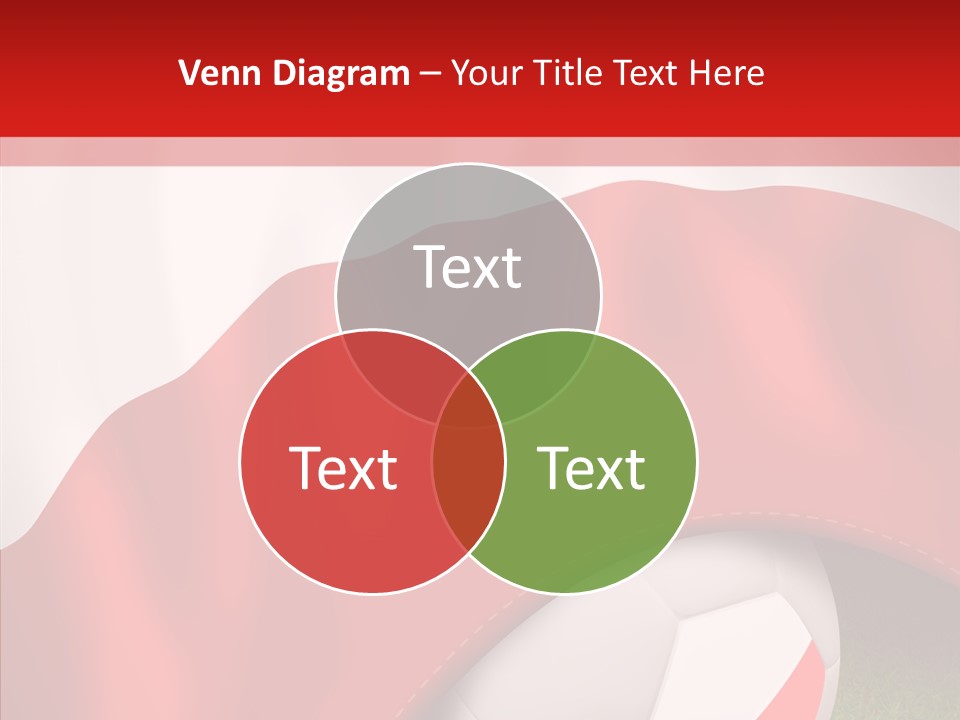 Graphic Soccer Ball Unity PowerPoint Template