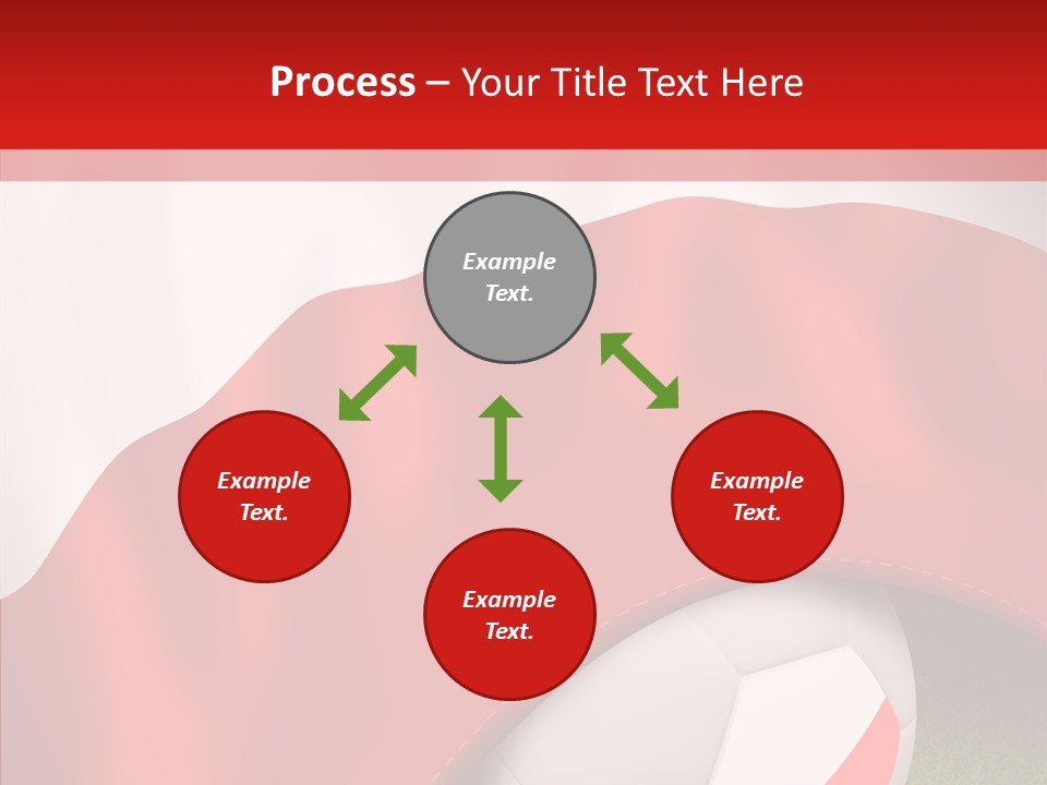 Graphic Soccer Ball Unity PowerPoint Template