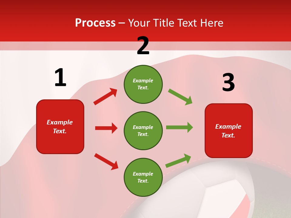 Graphic Soccer Ball Unity PowerPoint Template