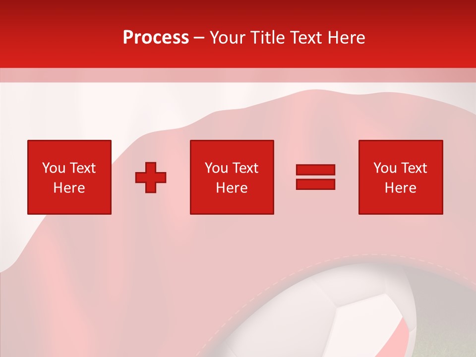 Graphic Soccer Ball Unity PowerPoint Template