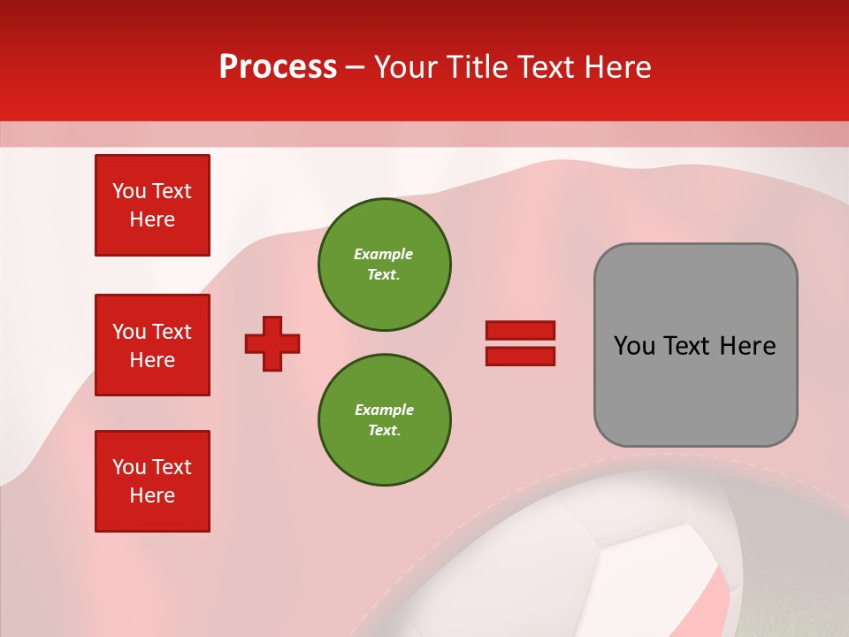 Graphic Soccer Ball Unity PowerPoint Template