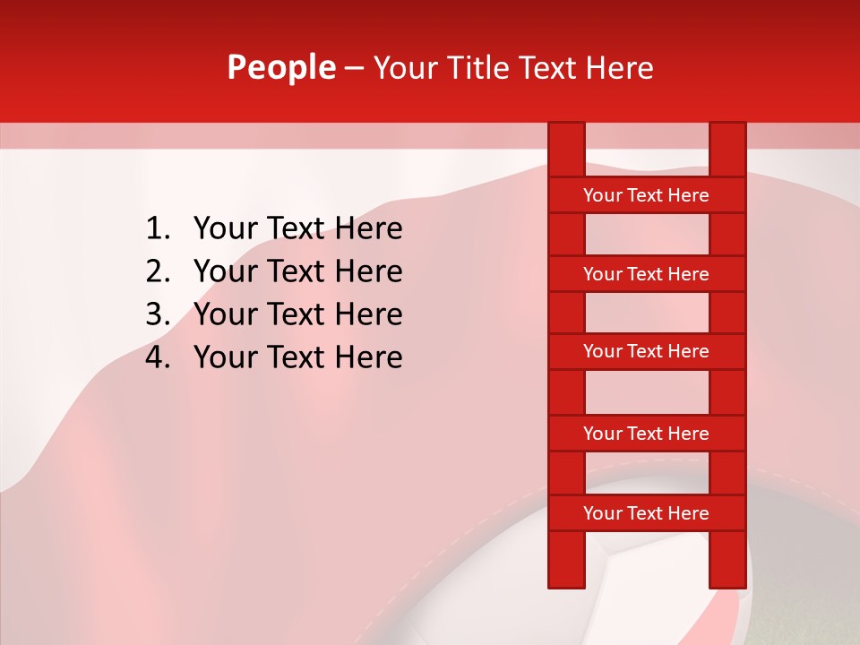 Graphic Soccer Ball Unity PowerPoint Template