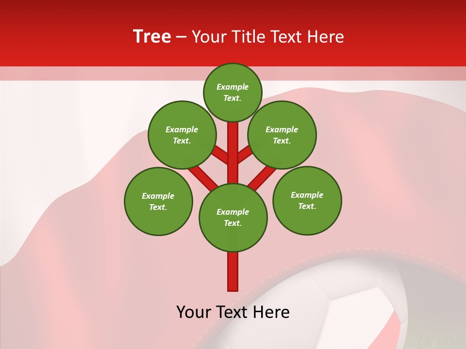 Graphic Soccer Ball Unity PowerPoint Template