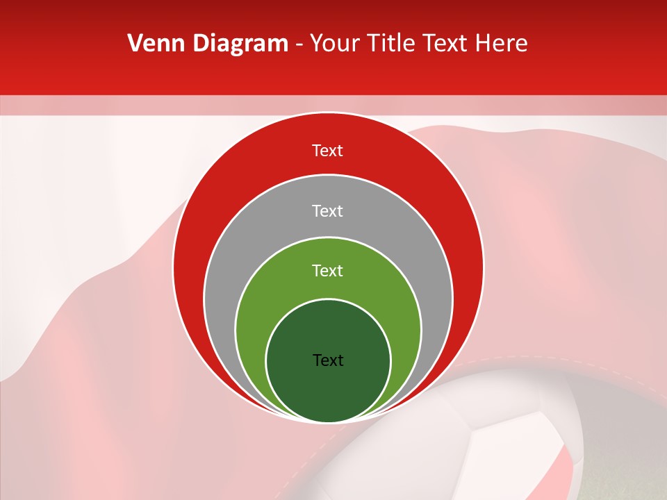 Graphic Soccer Ball Unity PowerPoint Template