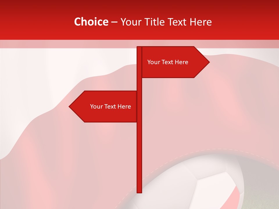 Graphic Soccer Ball Unity PowerPoint Template