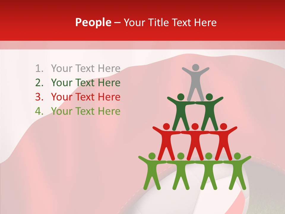 Graphic Soccer Ball Unity PowerPoint Template