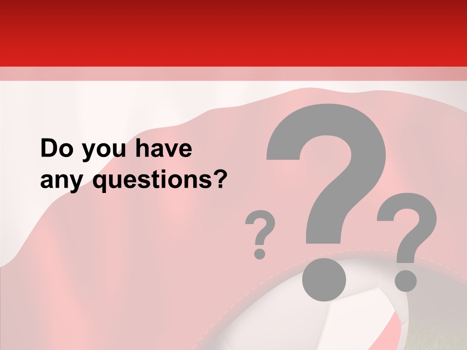 Graphic Soccer Ball Unity PowerPoint Template