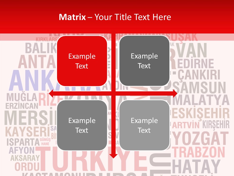 Cities Konya Ankara PowerPoint Template