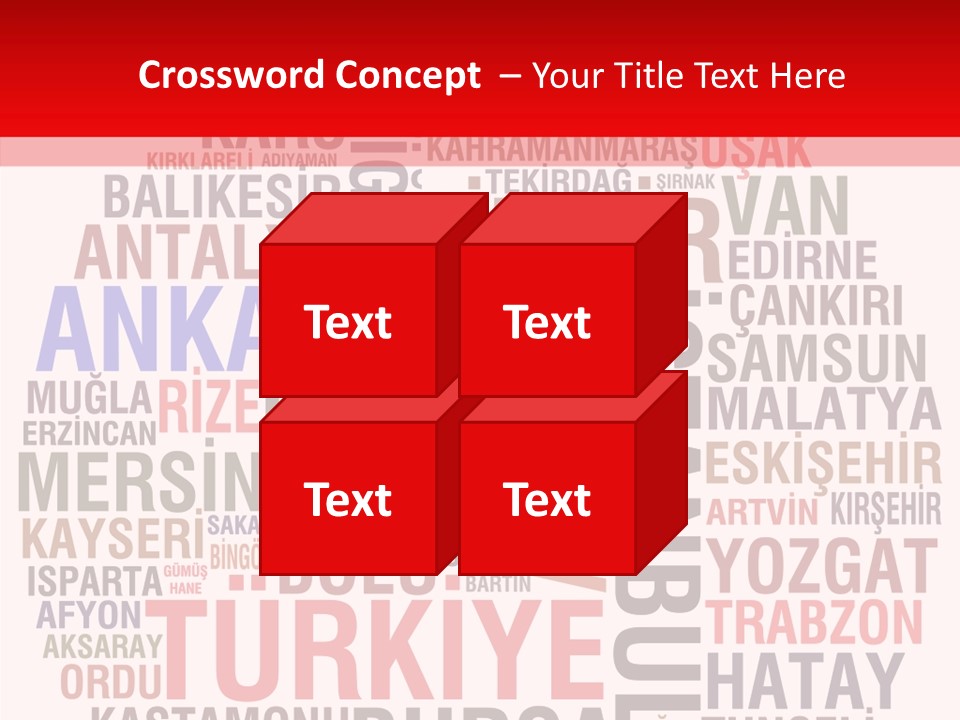 Cities Konya Ankara PowerPoint Template