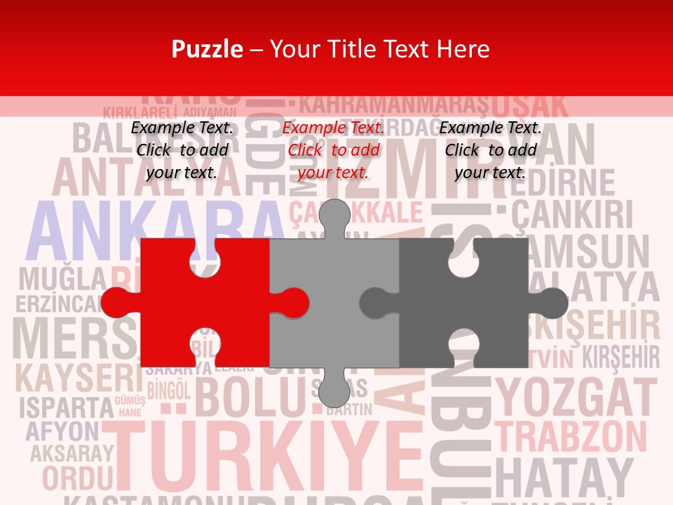 Cities Konya Ankara PowerPoint Template