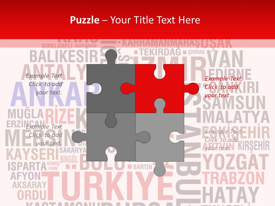 Cities Konya Ankara PowerPoint Template