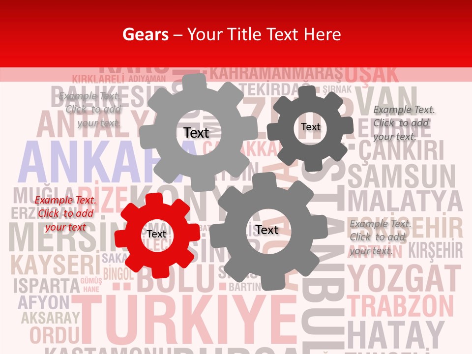 Cities Konya Ankara PowerPoint Template