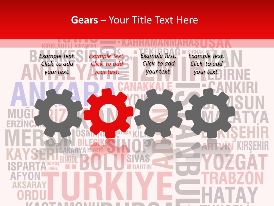 Cities Konya Ankara PowerPoint Template