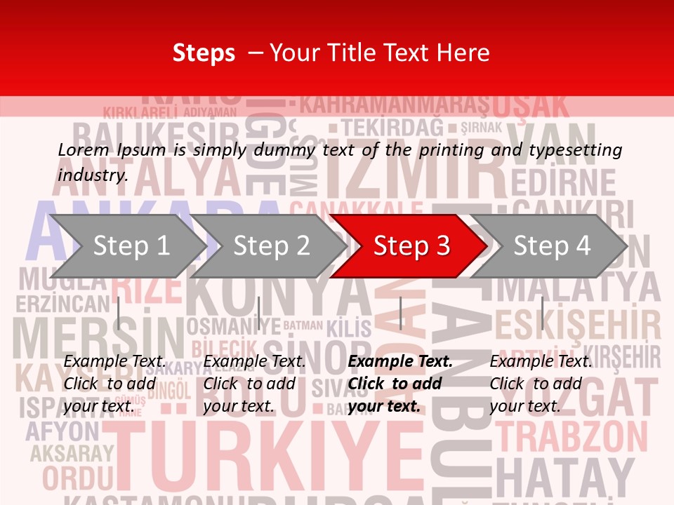 Cities Konya Ankara PowerPoint Template