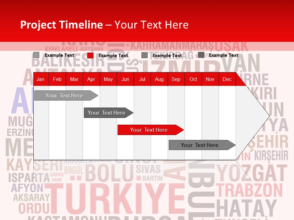 Cities Konya Ankara PowerPoint Template