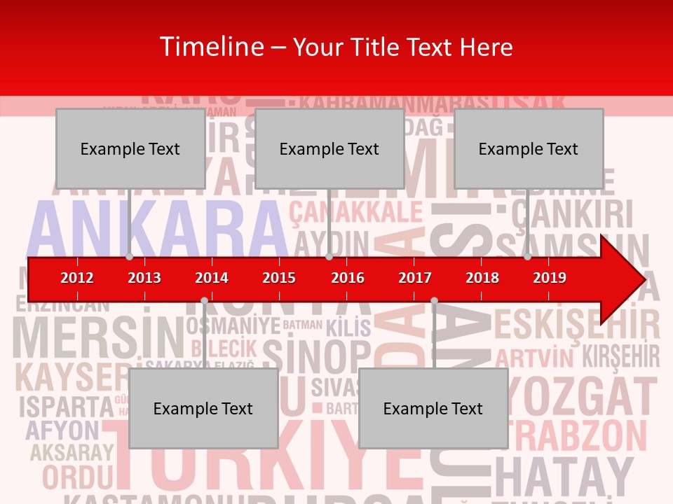 Cities Konya Ankara PowerPoint Template