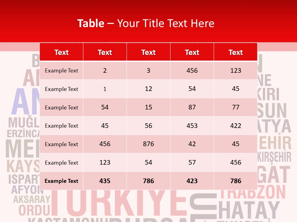 Cities Konya Ankara PowerPoint Template