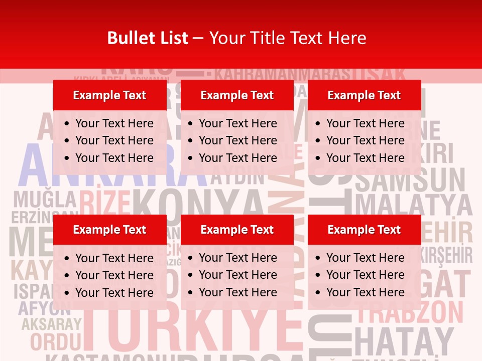 Cities Konya Ankara PowerPoint Template