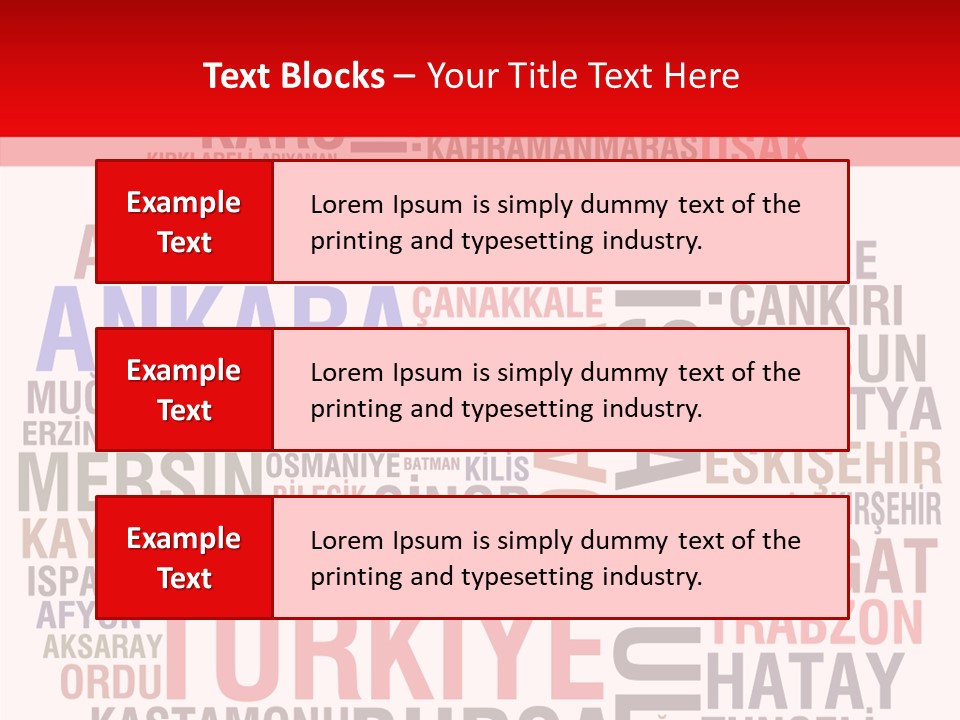 Cities Konya Ankara PowerPoint Template