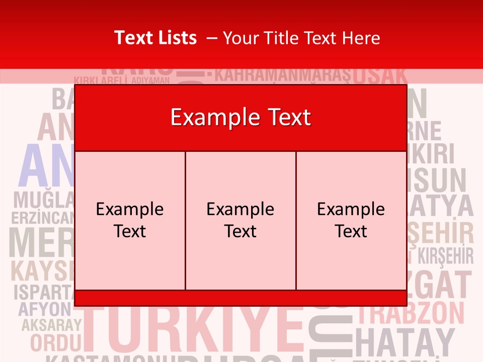 Cities Konya Ankara PowerPoint Template