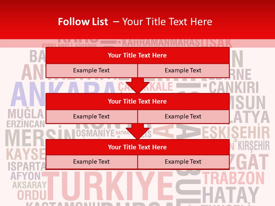 Cities Konya Ankara PowerPoint Template
