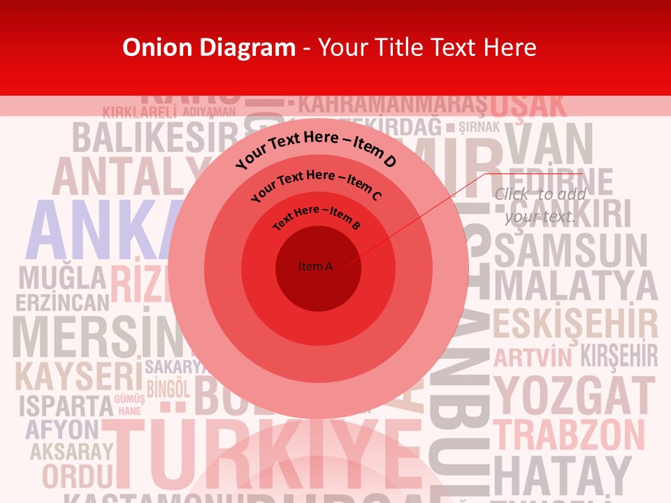 Cities Konya Ankara PowerPoint Template