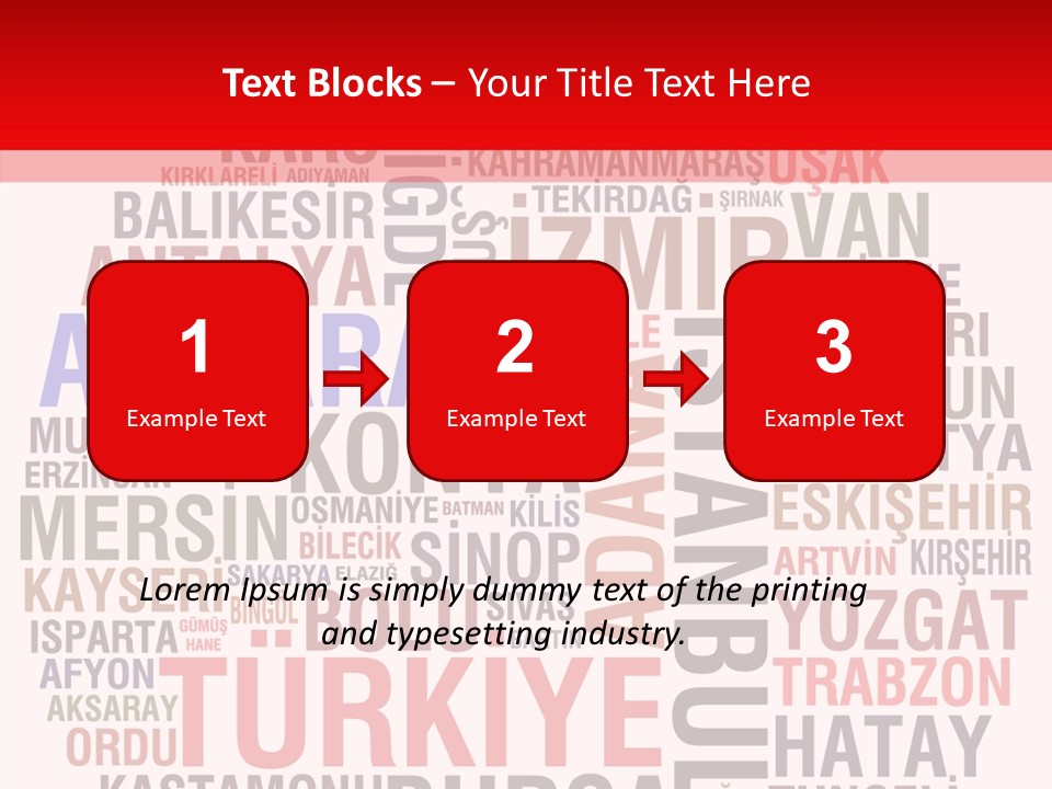 Cities Konya Ankara PowerPoint Template