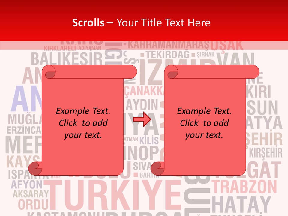 Cities Konya Ankara PowerPoint Template