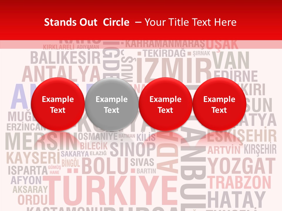 Cities Konya Ankara PowerPoint Template