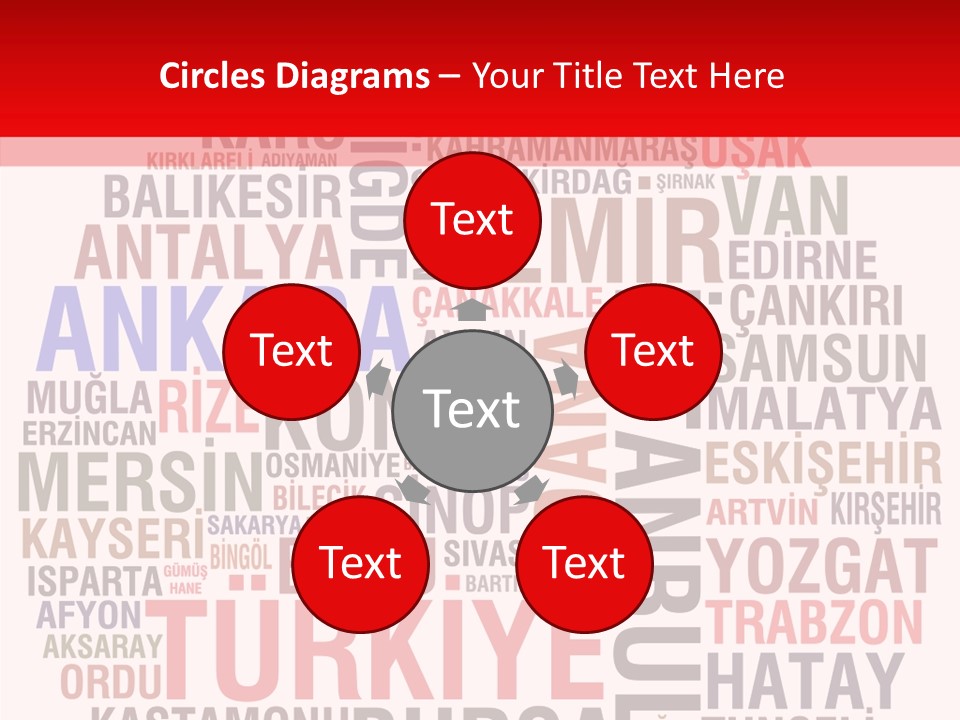 Cities Konya Ankara PowerPoint Template