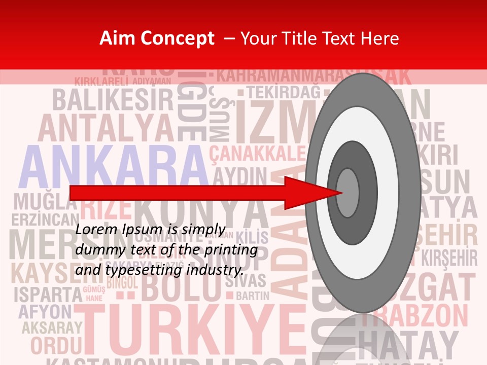 Cities Konya Ankara PowerPoint Template