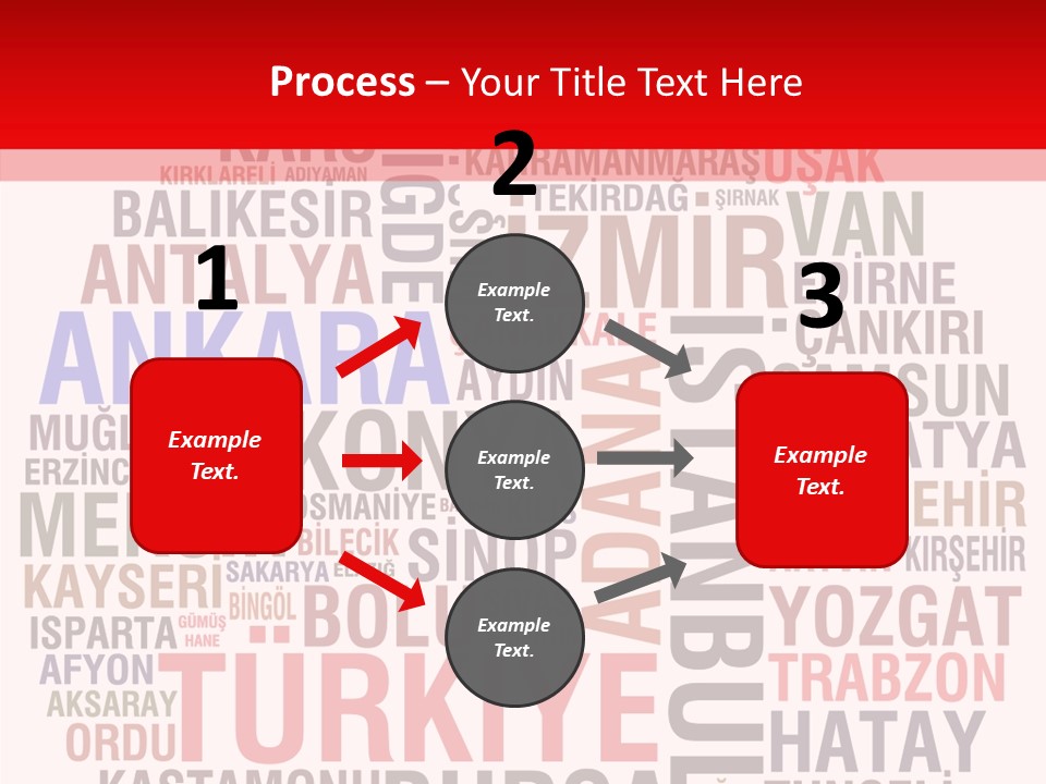 Cities Konya Ankara PowerPoint Template