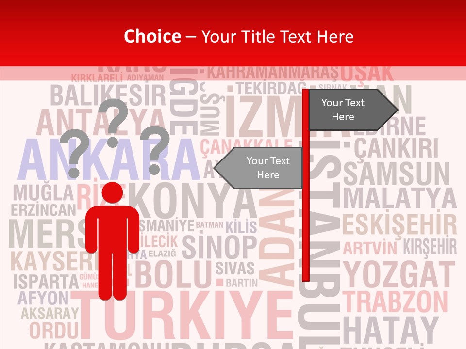 Cities Konya Ankara PowerPoint Template