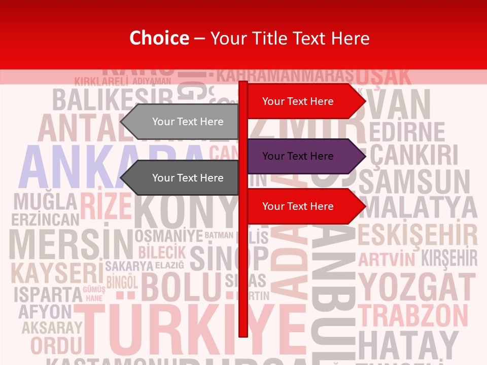 Cities Konya Ankara PowerPoint Template