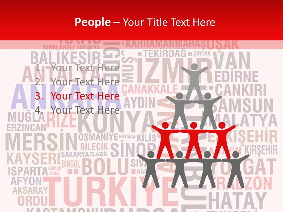 Cities Konya Ankara PowerPoint Template