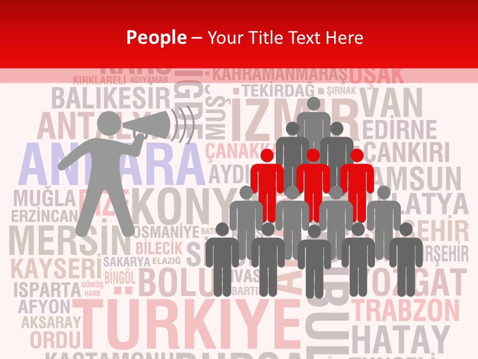 Cities Konya Ankara PowerPoint Template