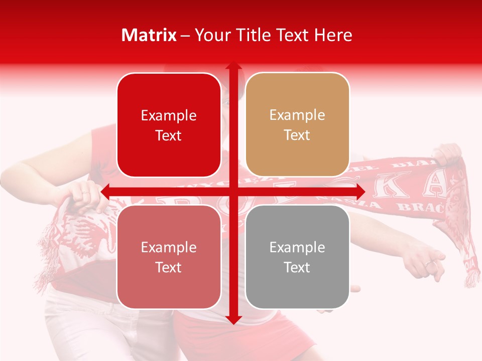 Patriotism Women Flag PowerPoint Template