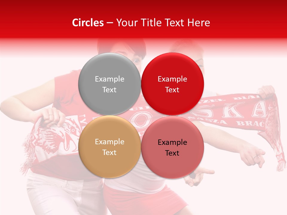 Patriotism Women Flag PowerPoint Template